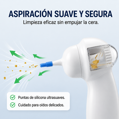 ACABA CON LA CERA DE TUS OÍDOS CON NUESTRO LIMPIADOR ELÉCTRICO