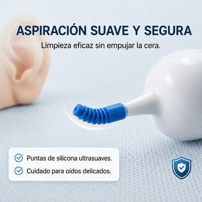 ACABA CON LA CERA DE TUS OÍDOS CON NUESTRO LIMPIADOR ELÉCTRICO